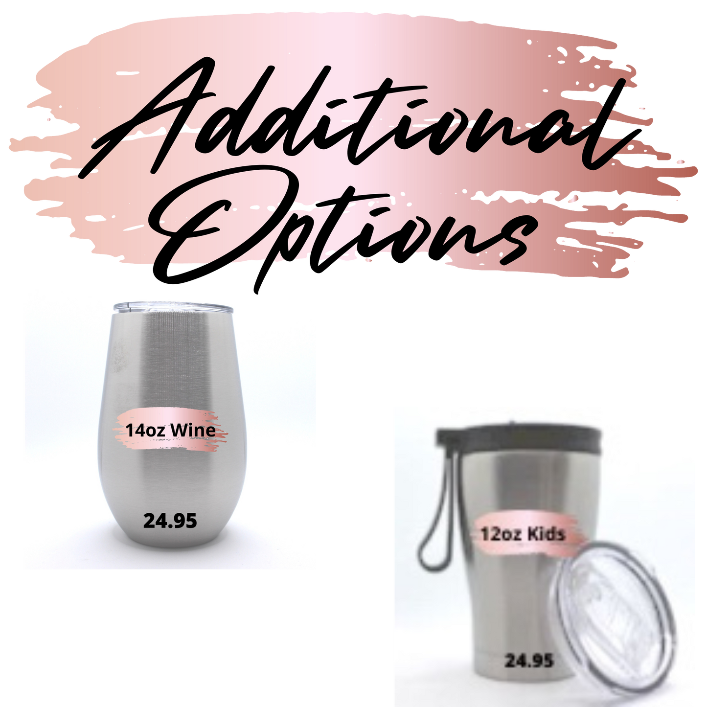 Custom Personalized Silver Grey Glitter Tumbler Cup With Lid and Straw