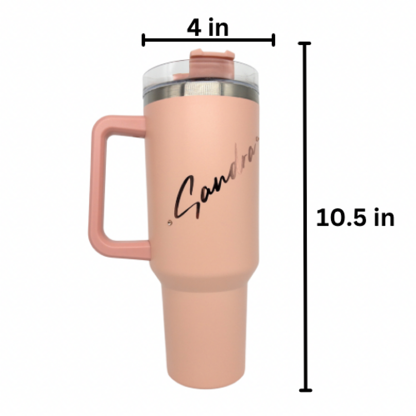 Personalized 40oz Thermal Insulated Tumbler with Handle