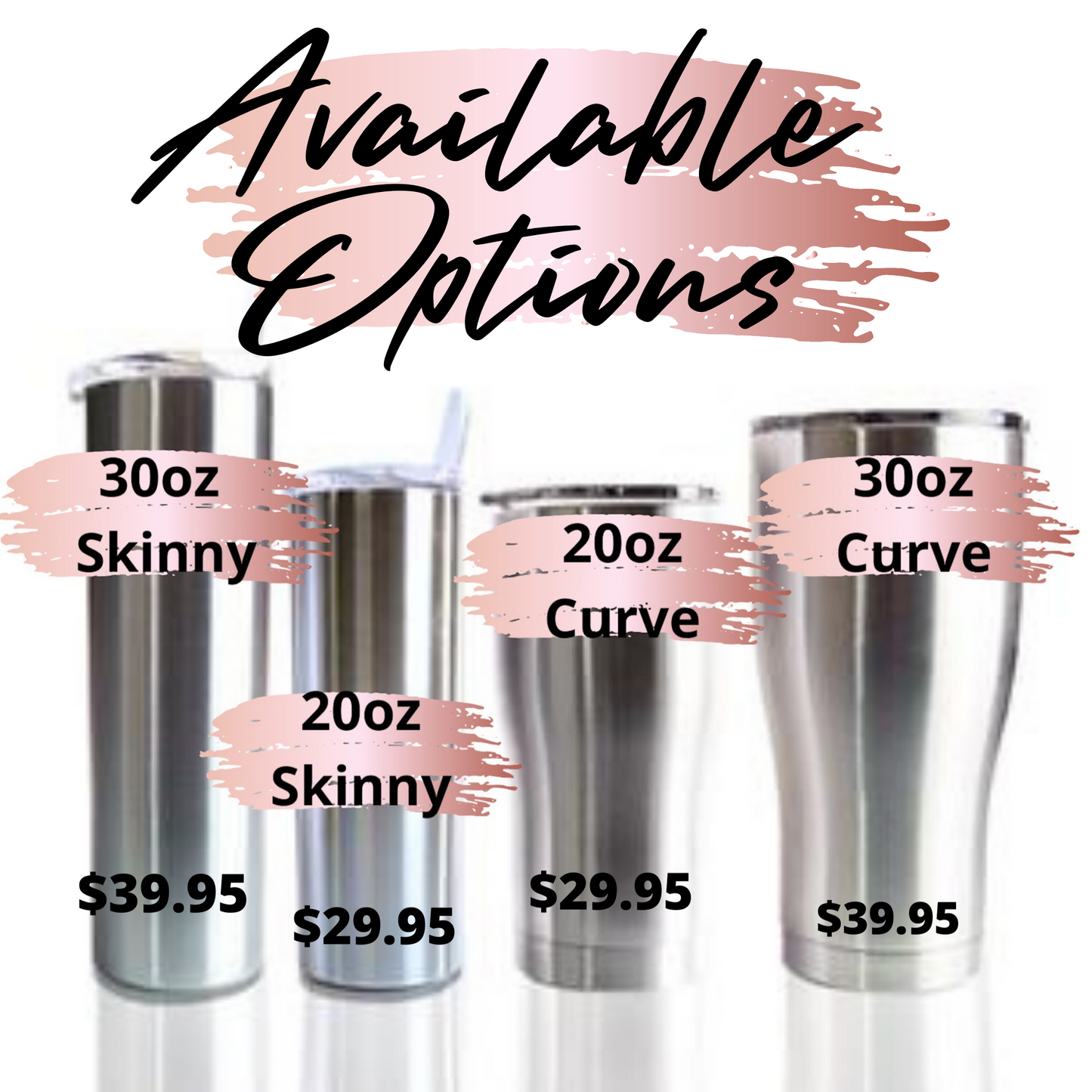 Custom Personalized  Team Logo Tumbler Cup With Lid