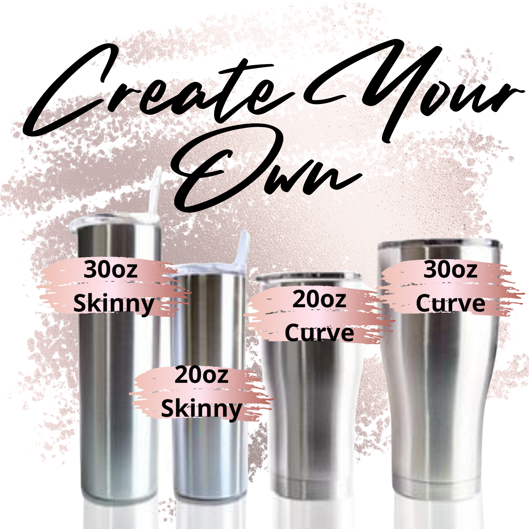 Custom Personalized Tumbler Cups “Create Your Own”! – Empire Create NY