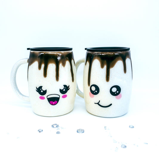 Custom Personalized Chocolate Covered Marshmallow Mug