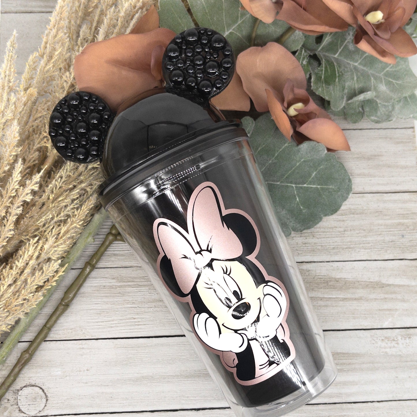 Mickey and Minnie Ears Tumbler Cup