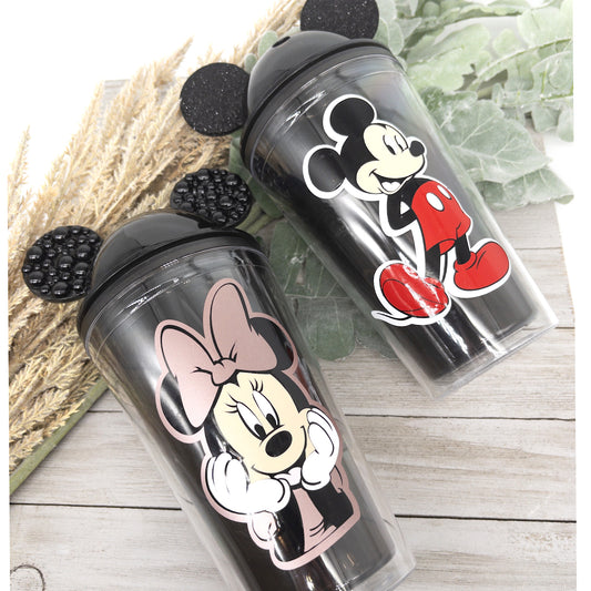 Mickey and Minnie Ears Tumbler Cup