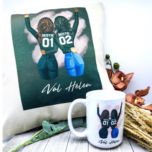 Custom Personalized Clipart Pillow Case/Mug