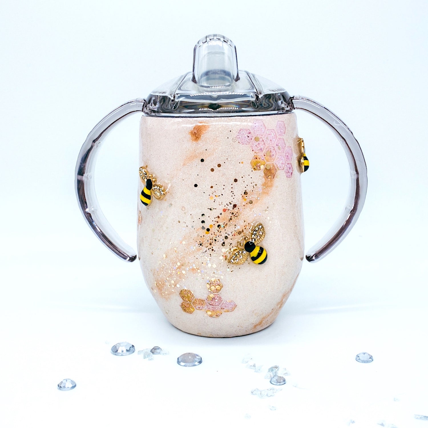 Rose Gold Stainless Steel Sippy Cup