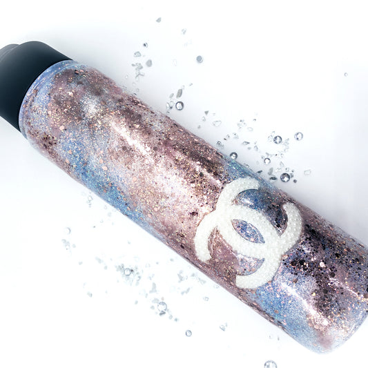 Rose Gold Blue water bottle