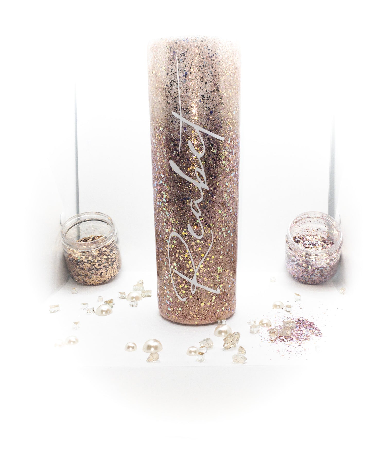 Stanley Glitter Epoxy Tumblers, Rose Gold Ombre 